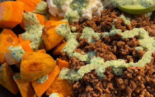 Viral Cottage Cheese Sweet Potato Beef Bowl – Med Hälsotwist. 55g protein
